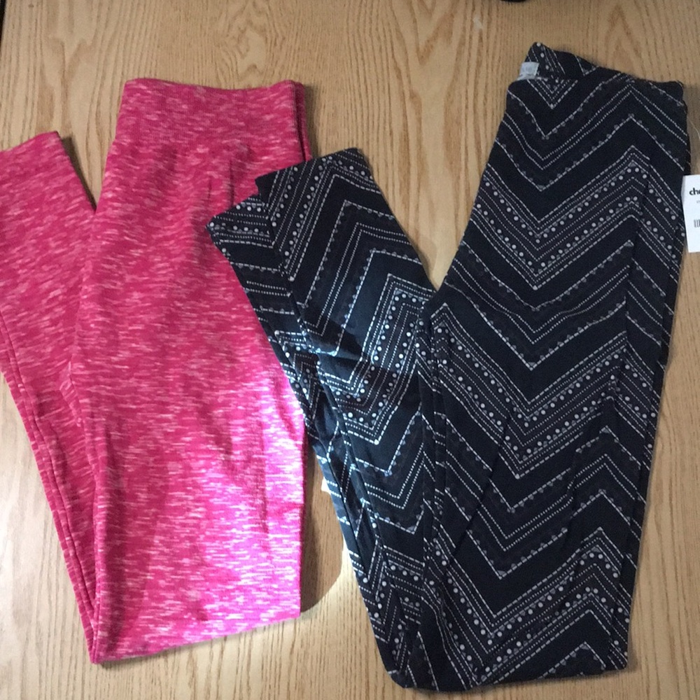 Bin 16 Bundle 2 Womens Print Leggings Lucky Brand/Charlotte Russe Small/Medium